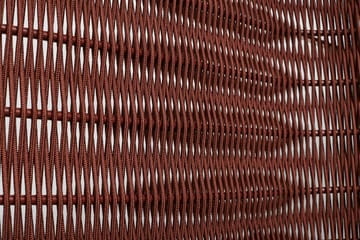 Palissade Cord Low loungefåtölj - Iron red - HAY