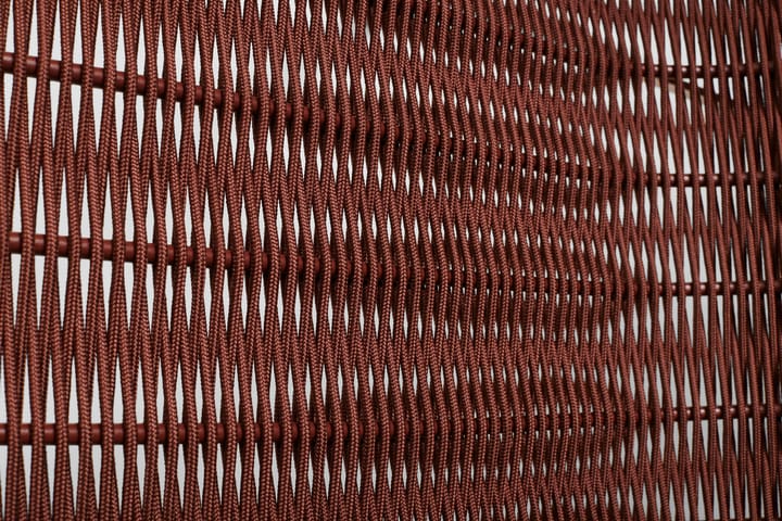 Palissade Cord Low loungefåtölj, Iron red HAY