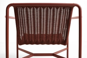 Palissade Cord Low loungefåtölj - Iron red - HAY