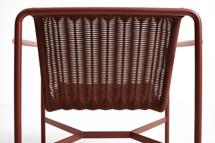 Palissade Cord Low loungefåtölj, Iron red HAY