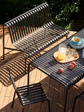 Palissade Dining bänk utan armstöd - Anthracite - HAY