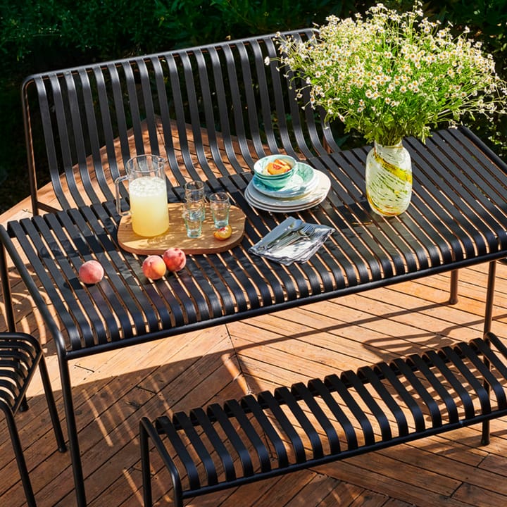 Palissade Dining bänk utan armstöd, Anthracite HAY