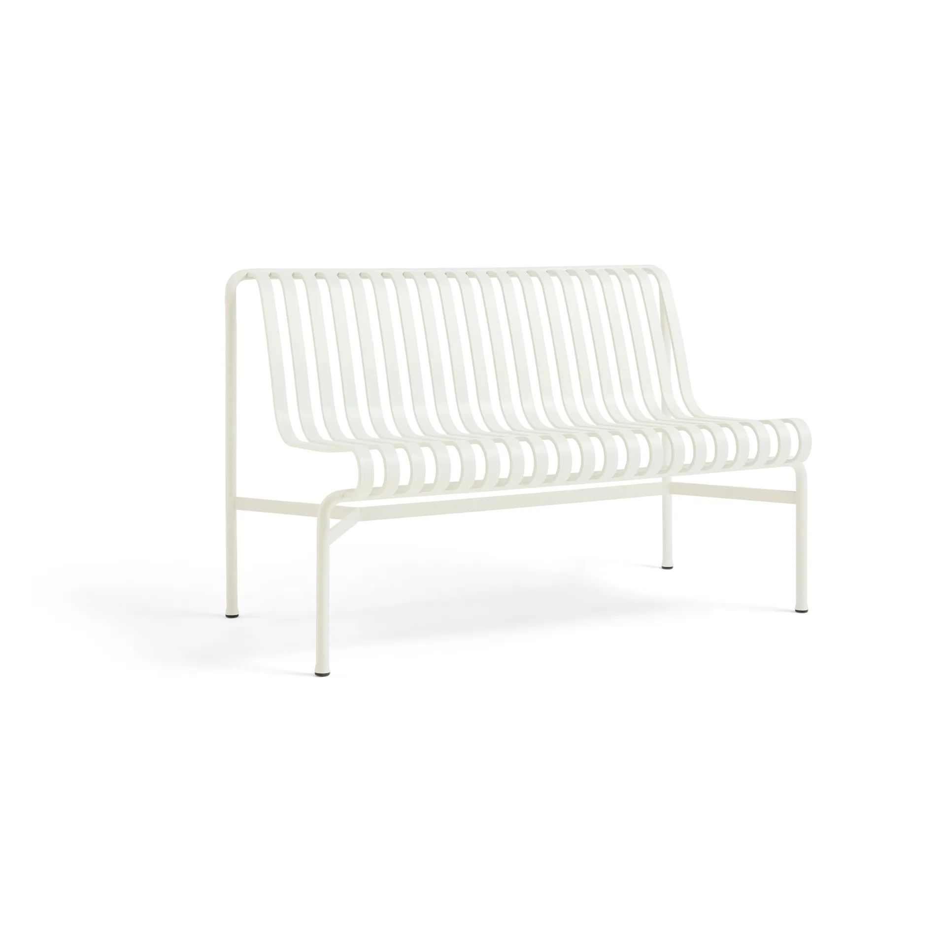 Palissade Dining bänk utan armstöd, Cream white HAY