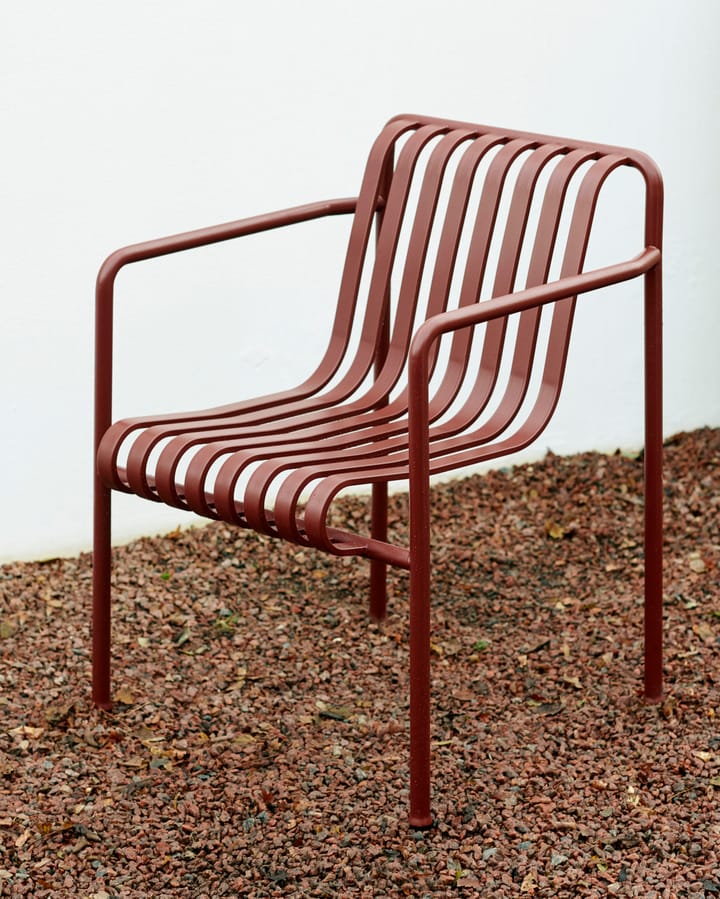 Palissade Dining karmstol - Iron red - HAY