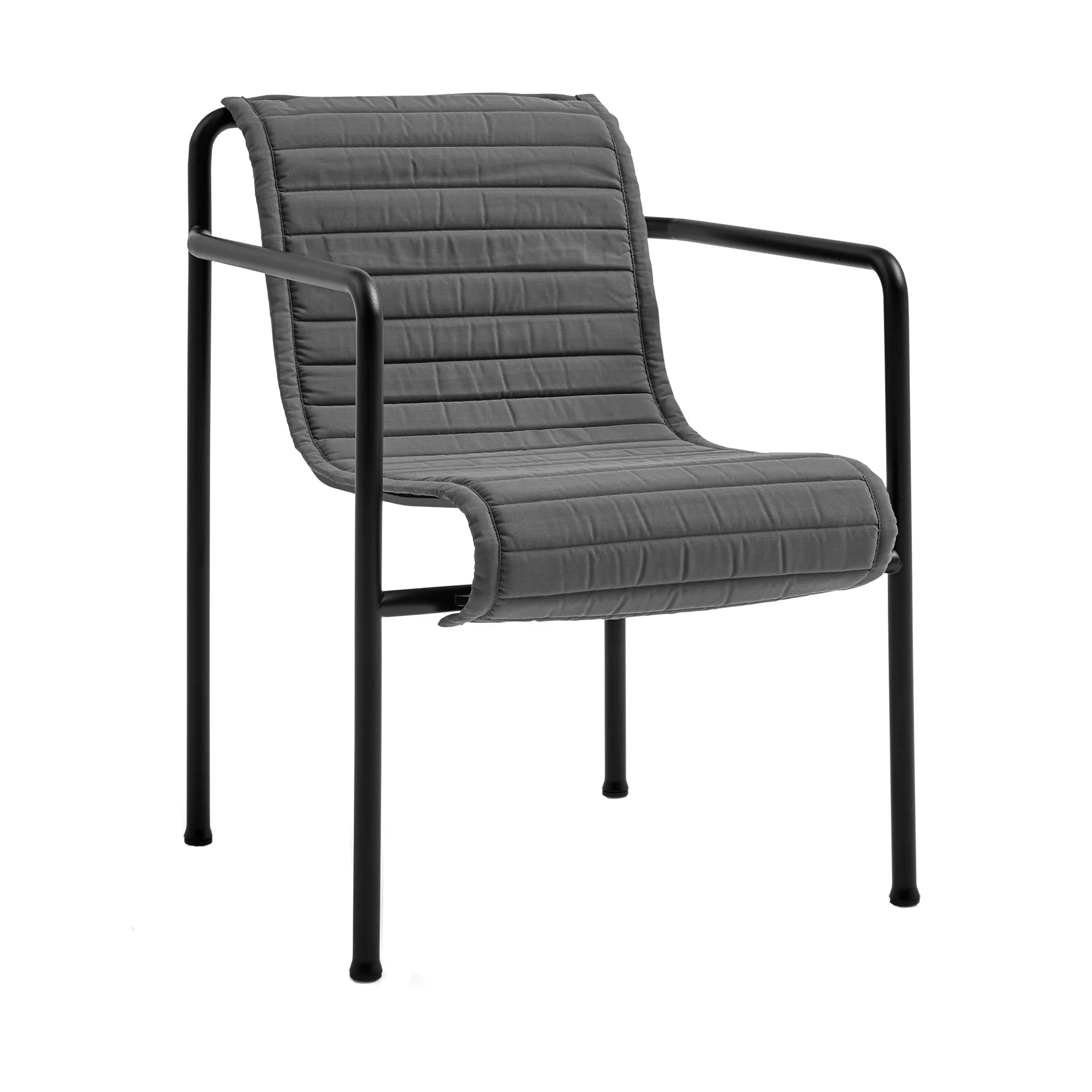 Palissade Dining Quilted karmstolsdyna, Anthracite HAY