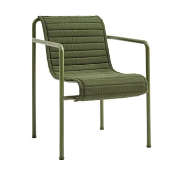 Palissade Dining Quilted karmstolsdyna - Olive - HAY