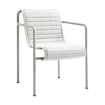 Palissade Dining Quilted karmstolsdyna - Sky grey - HAY