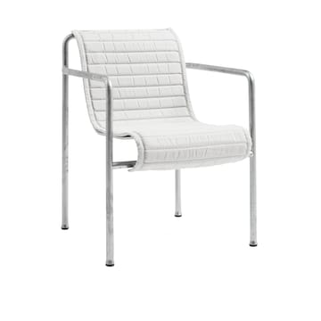 Palissade Dining Quilted karmstolsdyna - Sky grey - HAY