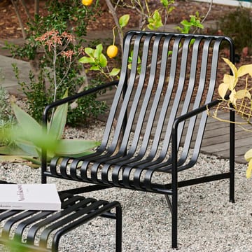 Palissade High loungefåtölj - Anthracite - HAY