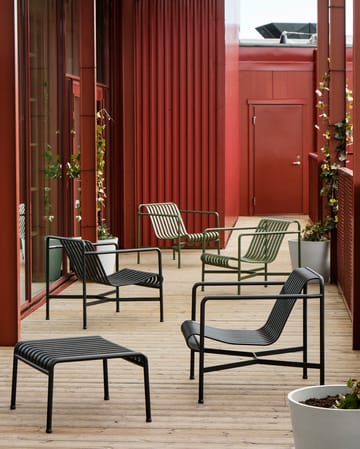 Palissade Low loungefåtölj - Anthracite - HAY