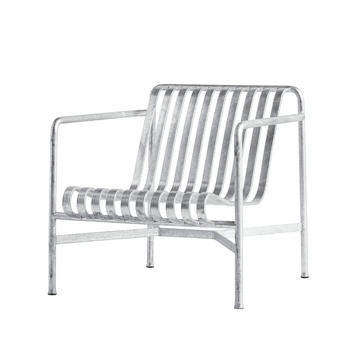 Palissade Low loungefåtölj - Hot galvanised - HAY