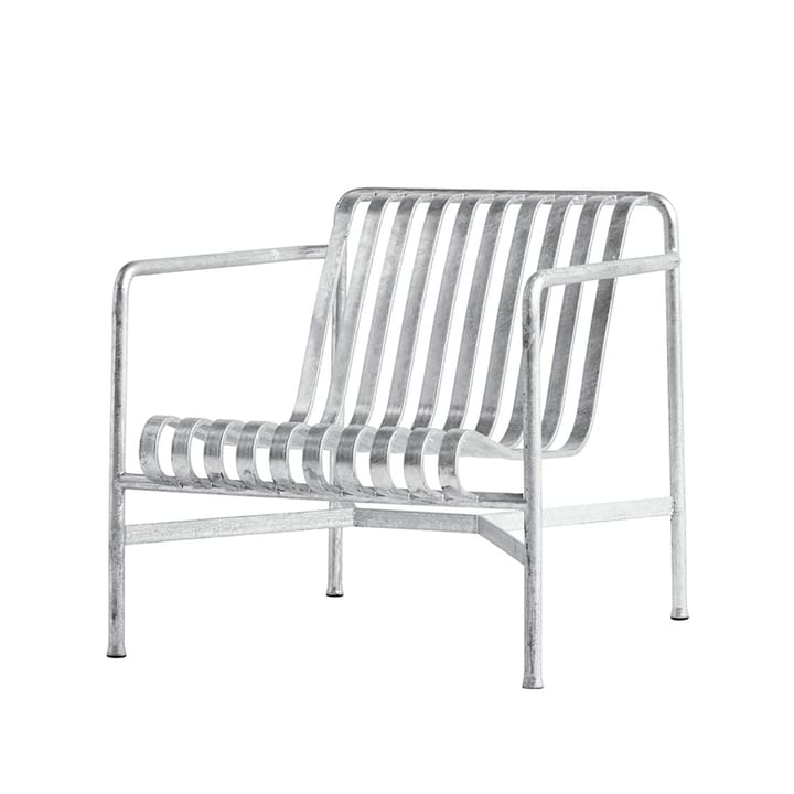 Palissade Low loungefåtölj - hot galvanized - HAY