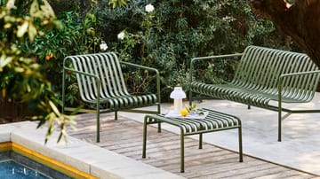 Palissade Low loungefåtölj - Olive - HAY