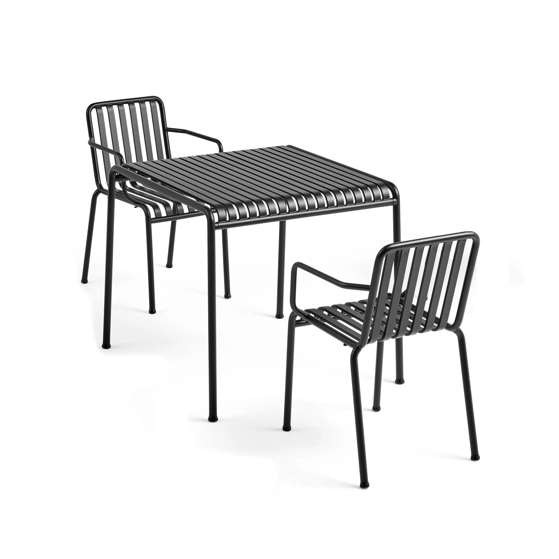 Palissade matgrupp 2 karmstolar 82,5x90 cm anthracite,  HAY