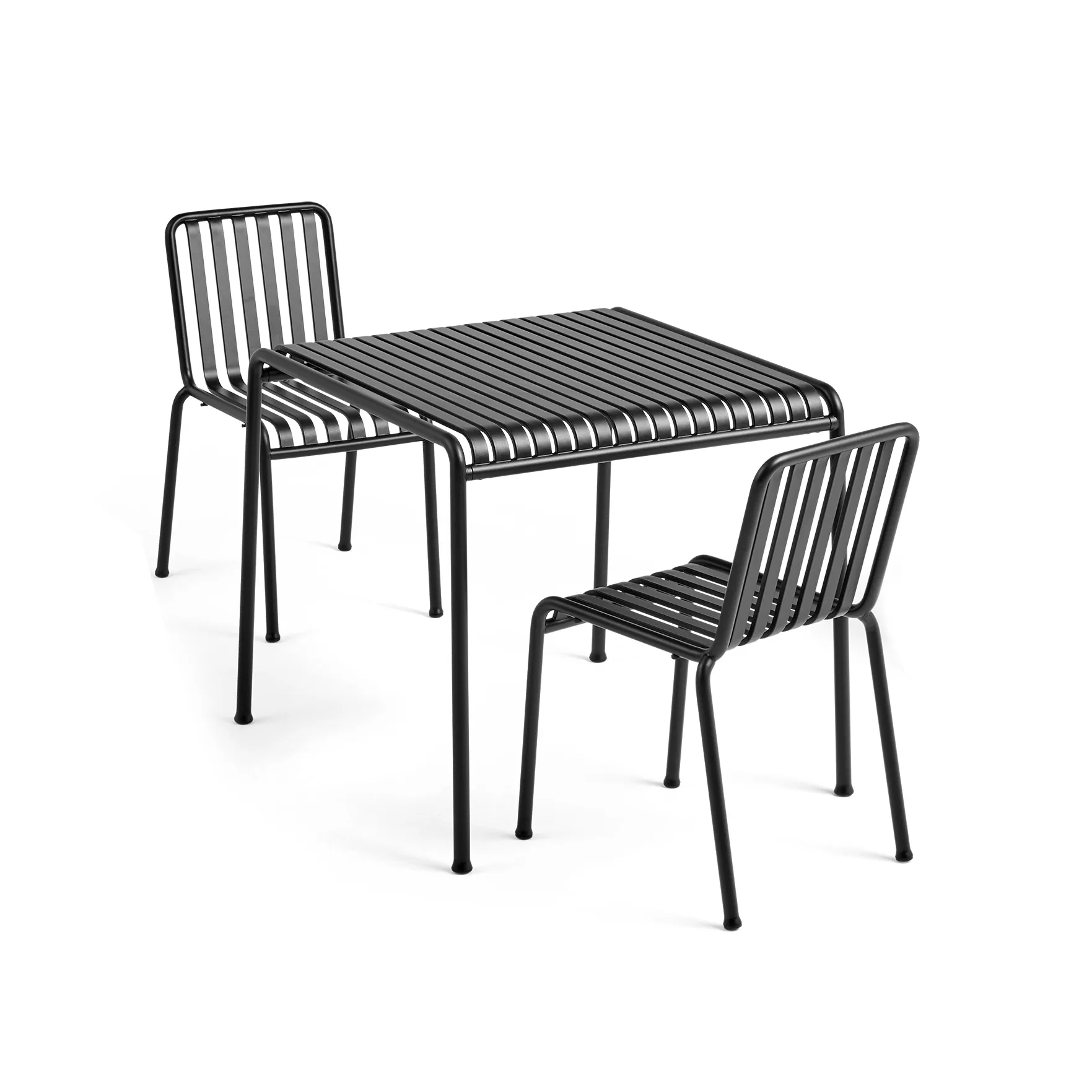 Palissade matgrupp 2 stolar 82,5x90 cm anthracite,  HAY
