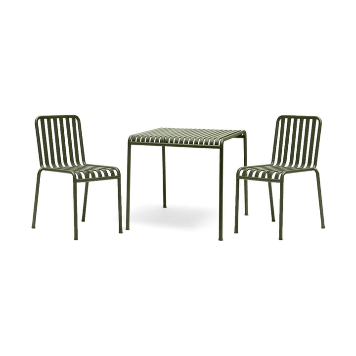 Palissade matgrupp 2 stolar 82,5x90 cm olive - undefined - HAY