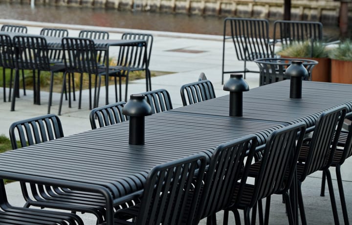 Palissade matgrupp 4 stolar 170x90 cm anthracite HAY