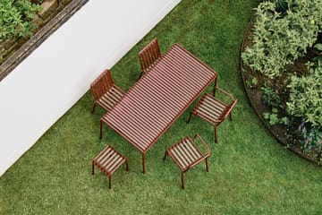 Palissade matgrupp 4 stolar 170x90 cm iron red - undefined - HAY
