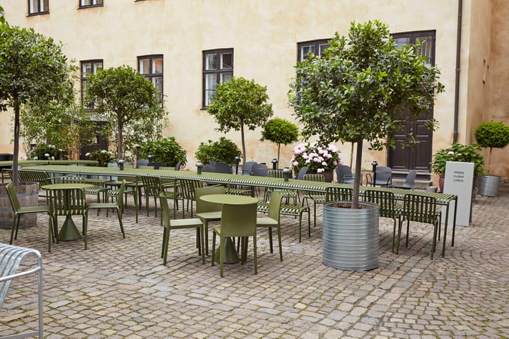 Palissade matgrupp 4 stolar 170x90 cm olive HAY
