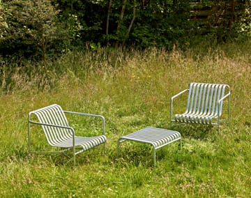 Palissade Ottoman fotpall - Sky grey - HAY