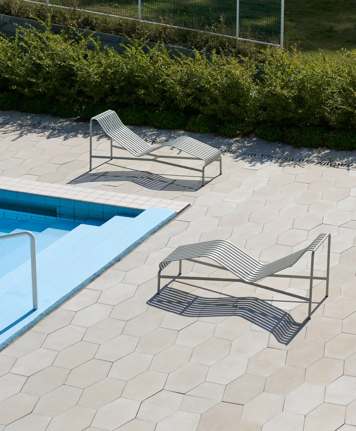 Palissade schäslong, Sky grey HAY