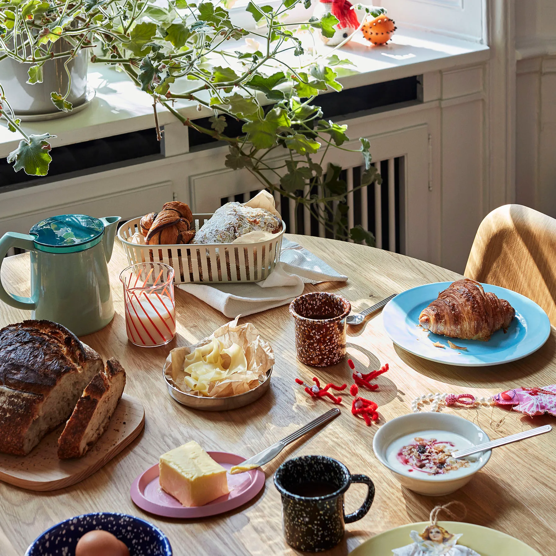 Panier korg avlång, Sand HAY