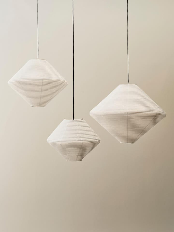 Paper Shade Diamond lampskärm, Classic white, Ø50 cm HAY