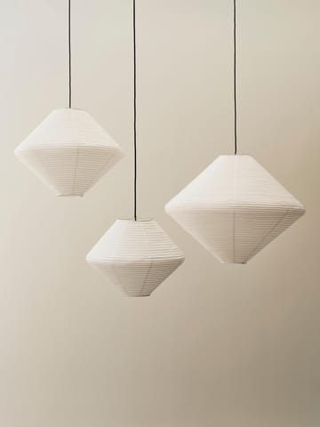 Paper Shade Diamond lampskärm - Classic white, Ø60 cm - HAY