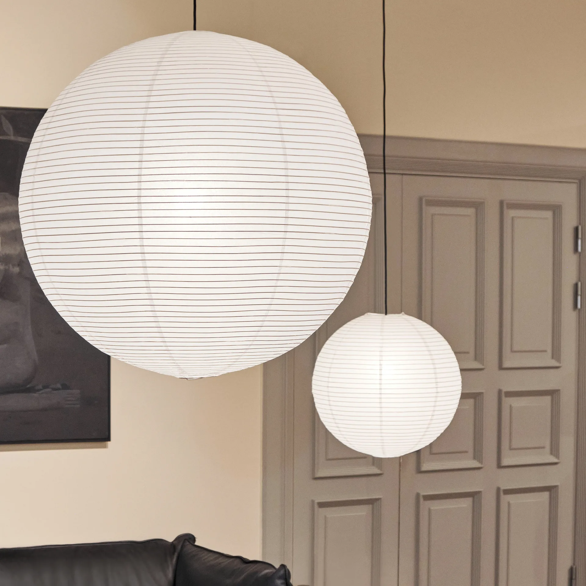 Paper Shade lampskärm Ø60 cm, Vit HAY