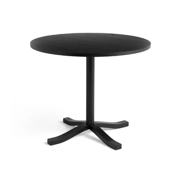 Pastis Table matbord Ø90 - Black lacquered ash - HAY