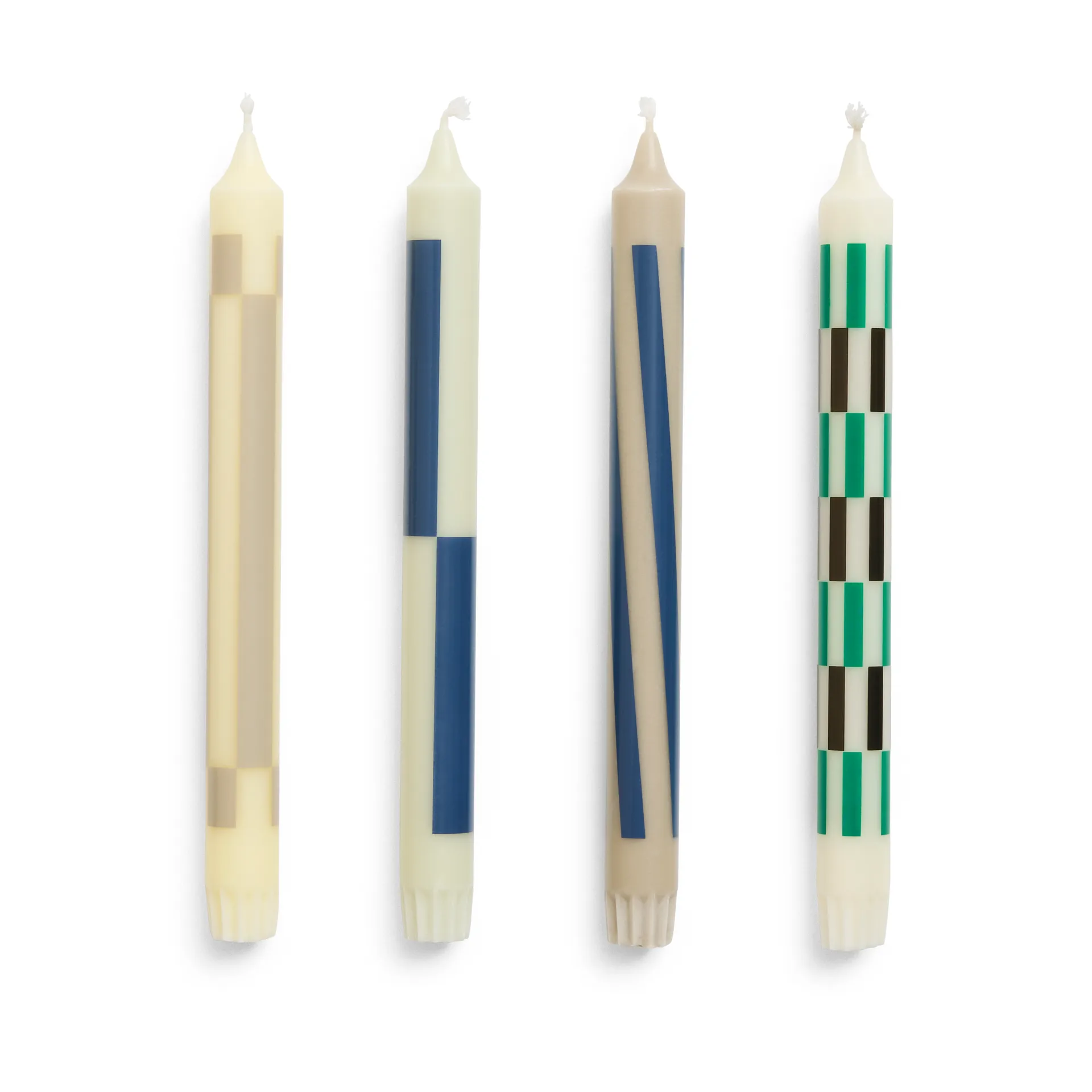 Pattern ljus mix 4-pack, Cream-dark HAY