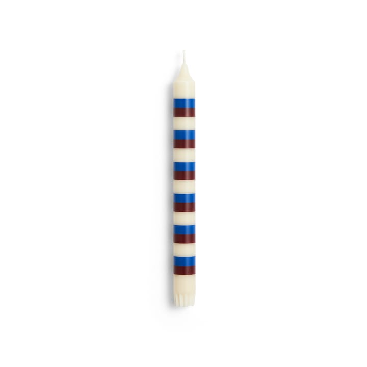 Pattern ljus stripe, Off white-brown-blue HAY