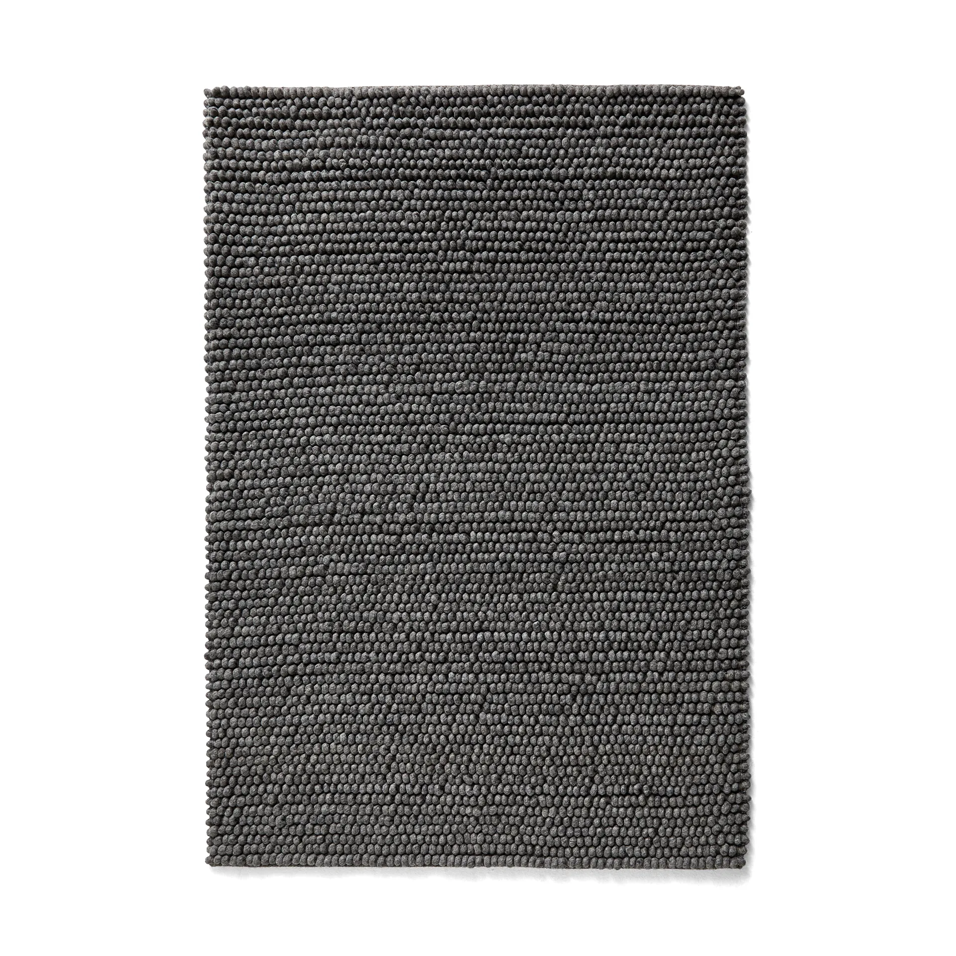 Peas ullmatta 140x200 cm, Dark grey HAY