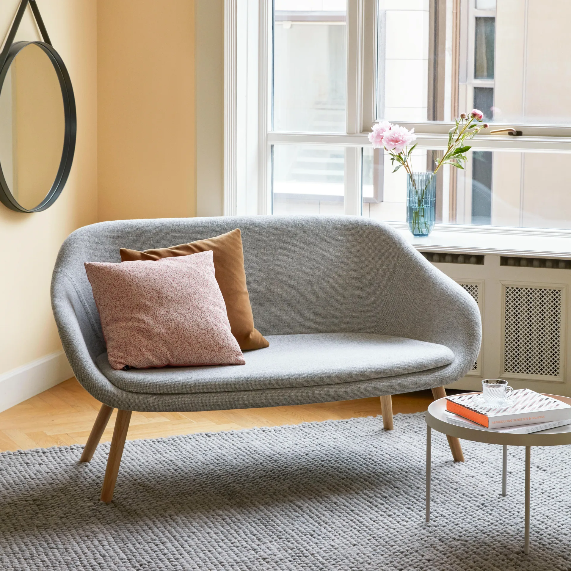 Peas ullmatta 170x240 cm, Medium grey HAY