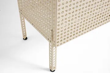 Perforated Cabinet skåp large - Eggshell - HAY