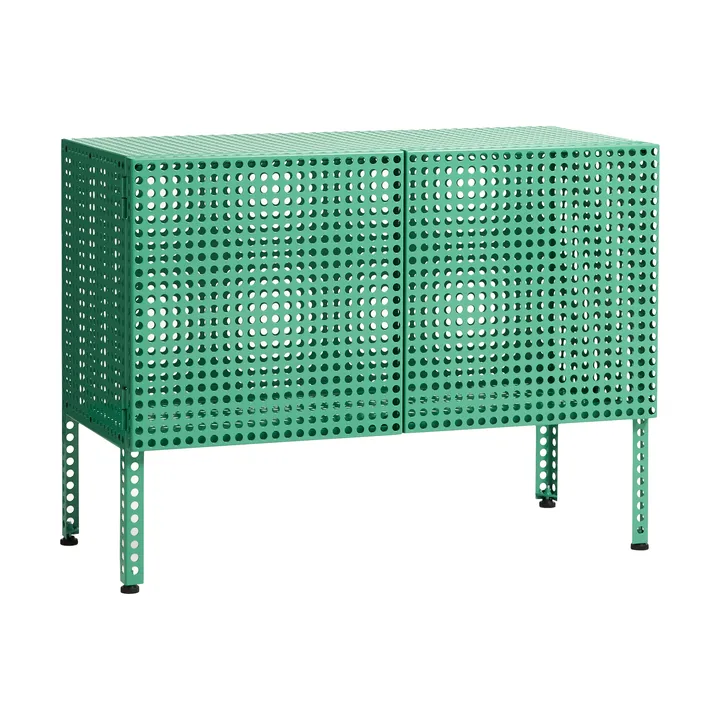 Perforated Cabinet skåp small - Soft jade - HAY