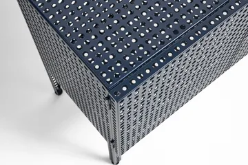 Perforated Cabinet skåp small - Steel blue - HAY