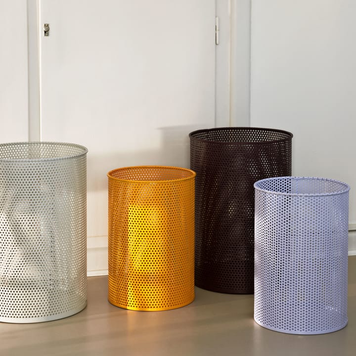 Perforated papperskorg, petrol blue, medium HAY