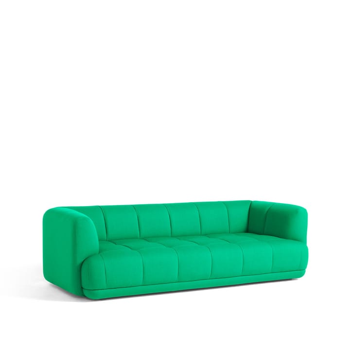 Quilton 3-sits soffa - tyg vidar 932 grön - HAY