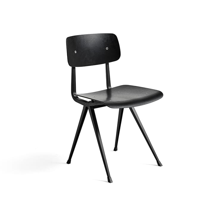 Result stol - Black oak-svart stålstaitv - HAY
