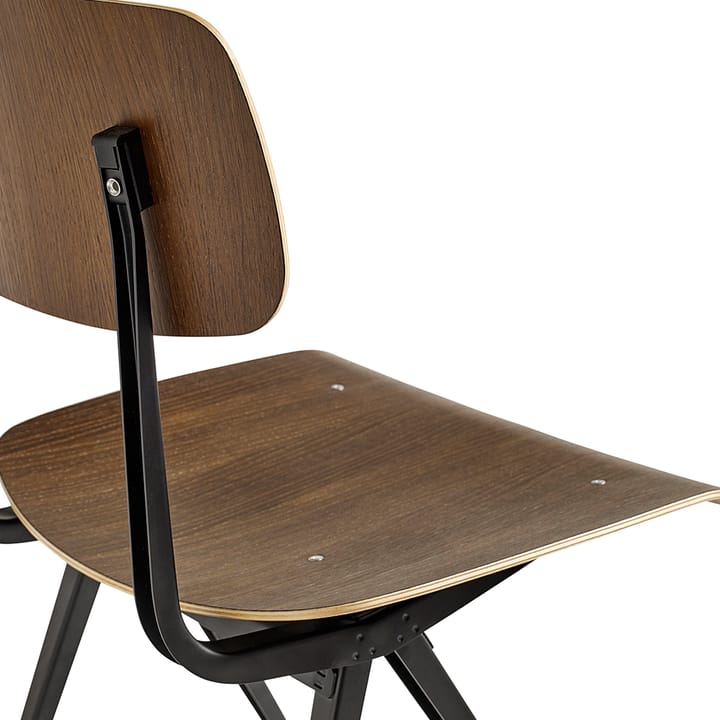 Result stol - Black oak-svart stålstaitv - HAY