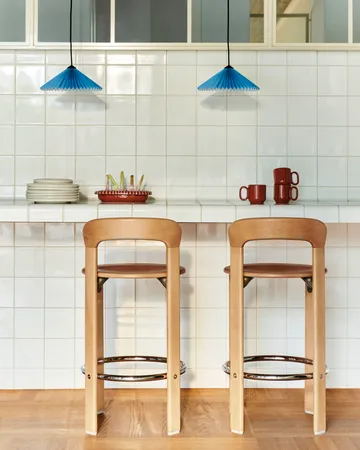 Rey Low barstol lackad 65 cm - Golden - HAY