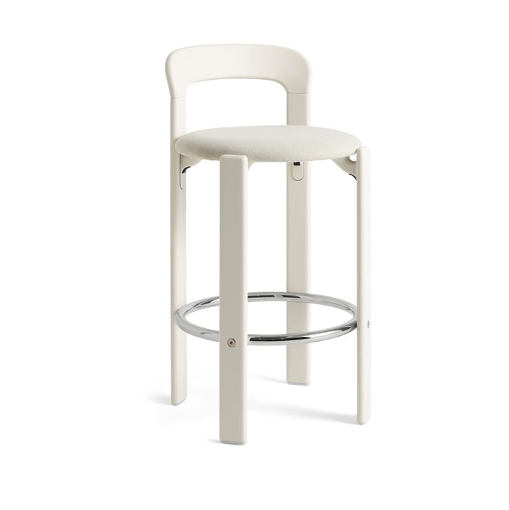 Rey Low klädd barstol - Mode 011-cream white - HAY