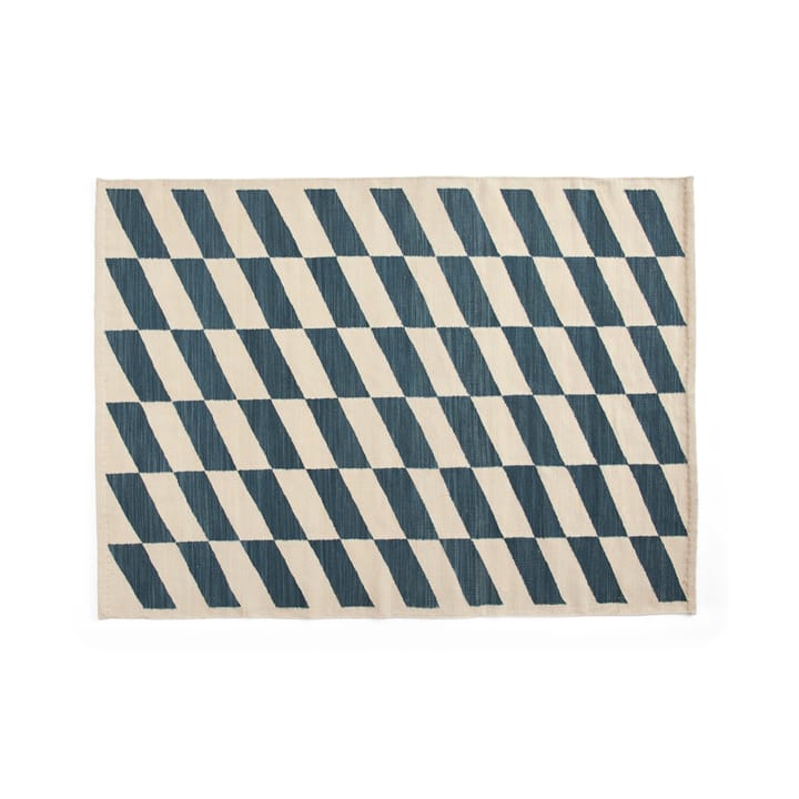 Shift Kelim matta 140x200 cm - Blue - HAY