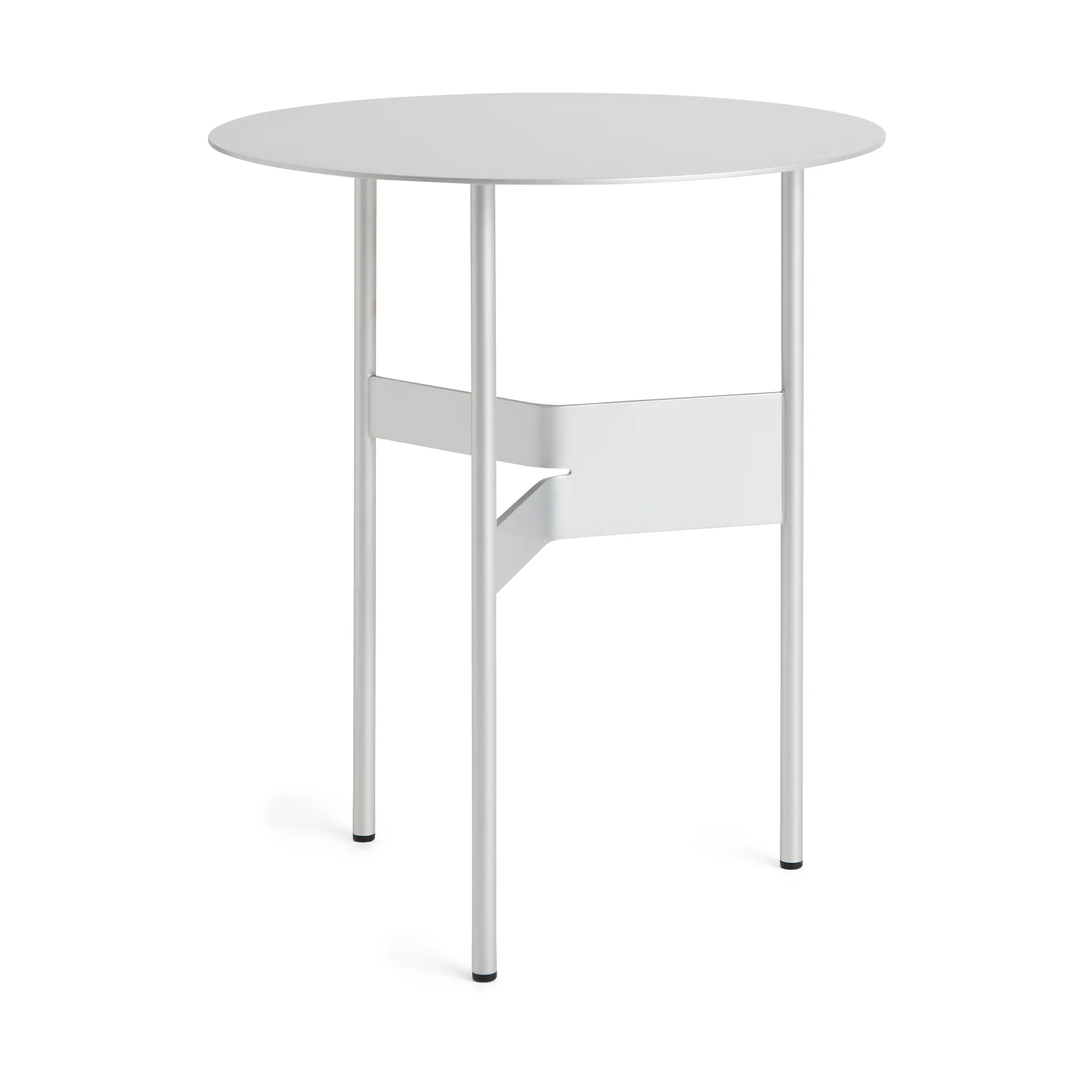 Shim coffee table sidobord Ø45 cm, Silver grey HAY