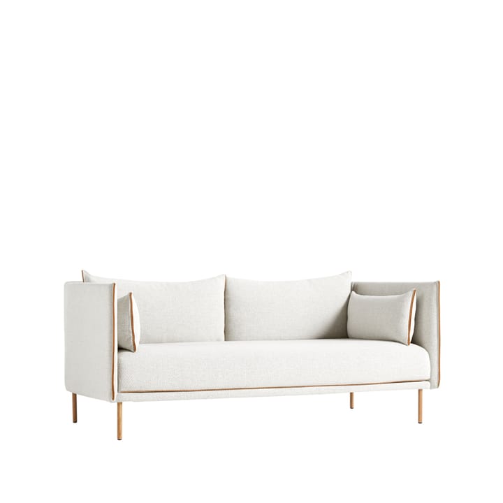 Silhouette 2-sits soffa - Coda 100 offwhite-oljade ekben - HAY