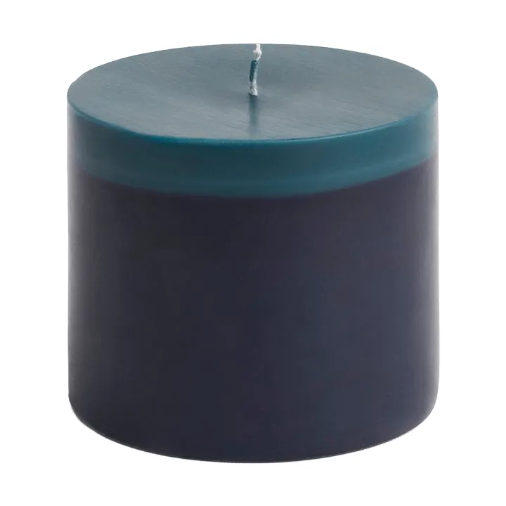Silo Candle blockljus - Midnight blue-dark teal, Ø9,5x8 cm - HAY