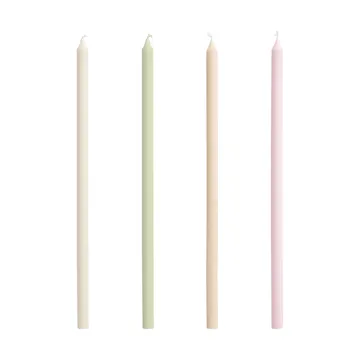 Slim ljus 4-pack - Pastels - HAY