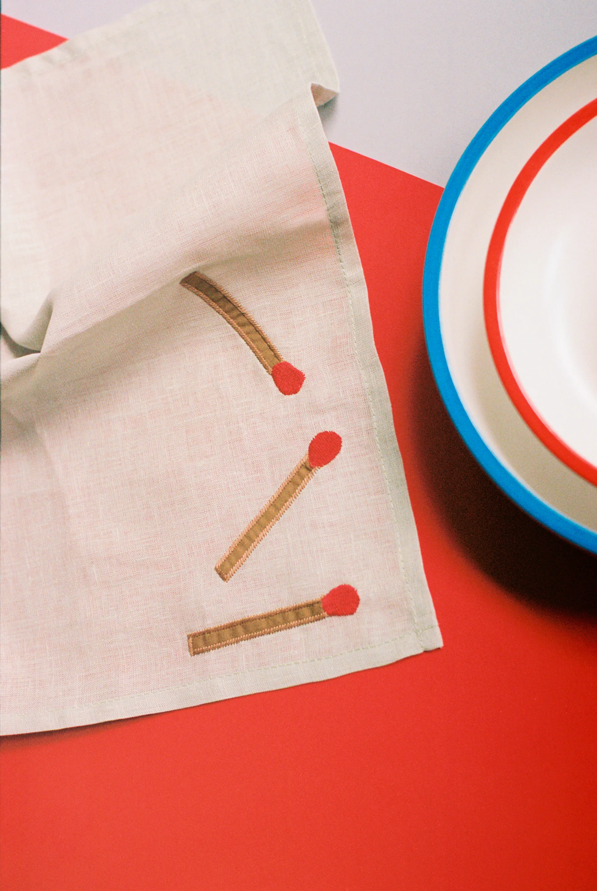 Sobremesa linneservett 45x45 cm 4-pack, White HAY