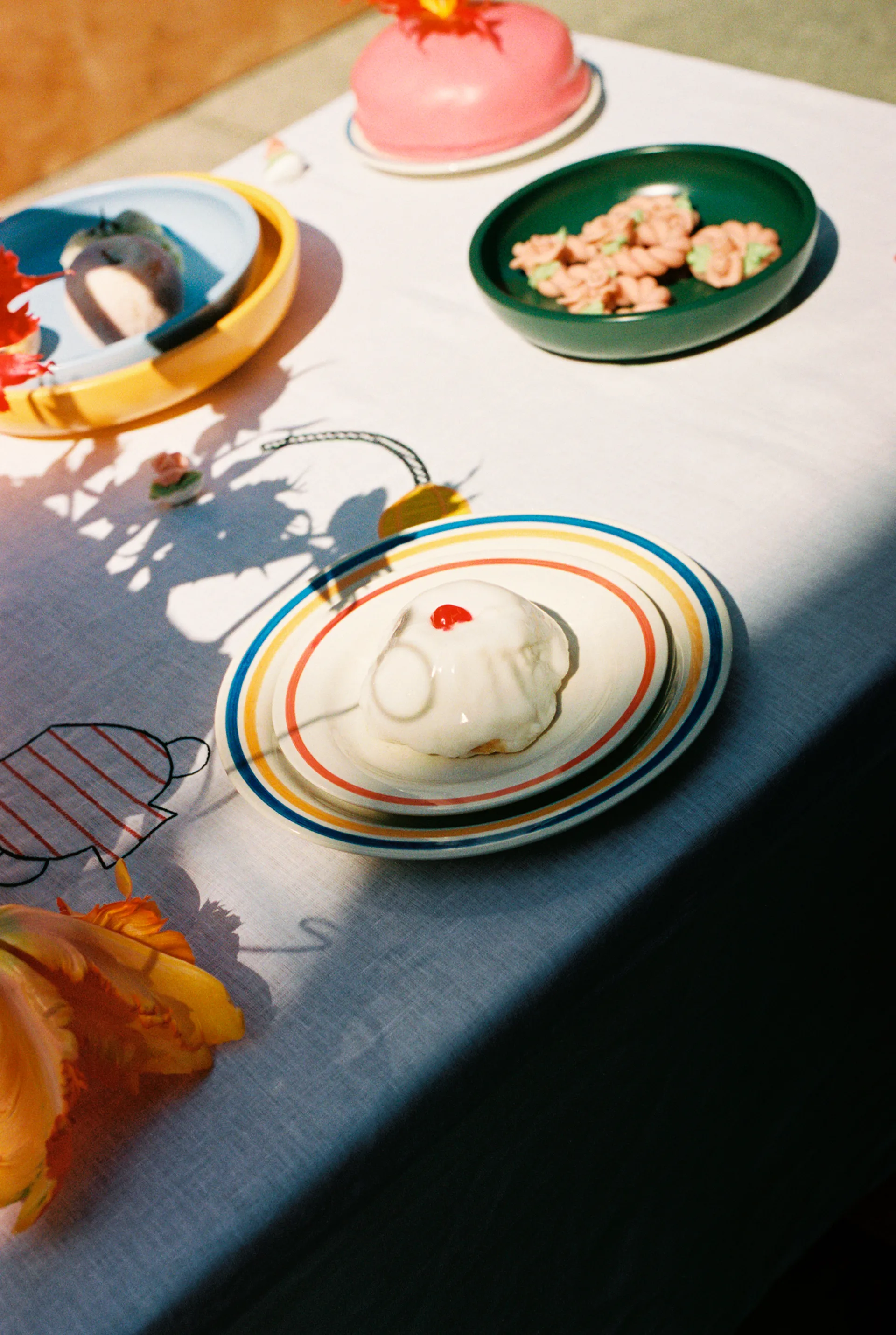 Sobremesa serveringsskål S Ø20 cm, Dark green HAY